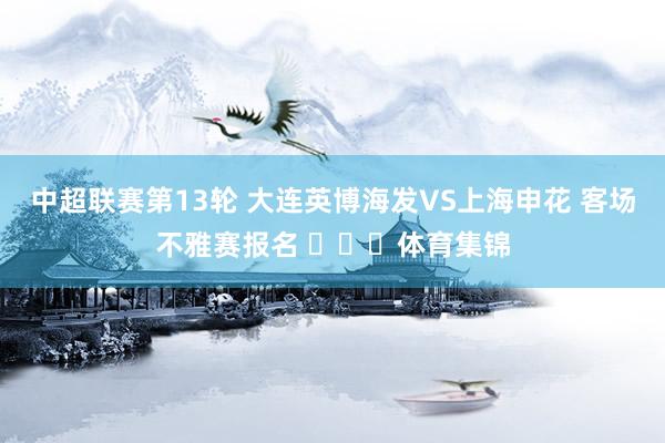 中超联赛第13轮 大连英博海发VS上海申花 客场不雅赛报名 ​​​体育集锦