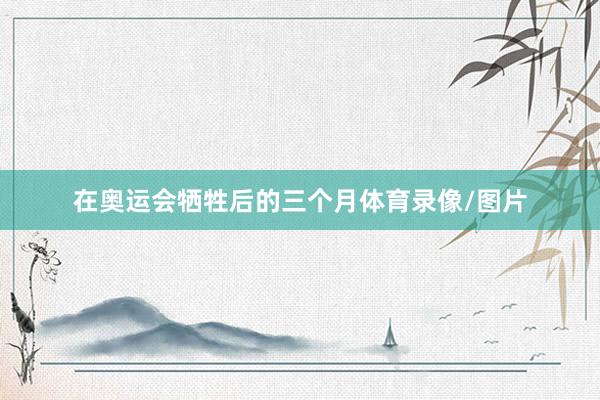 在奥运会牺牲后的三个月体育录像/图片