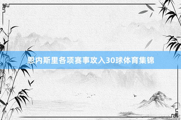 恩内斯里各项赛事攻入30球体育集锦