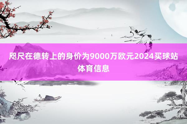咫尺在德转上的身价为9000万欧元2024买球站体育信息