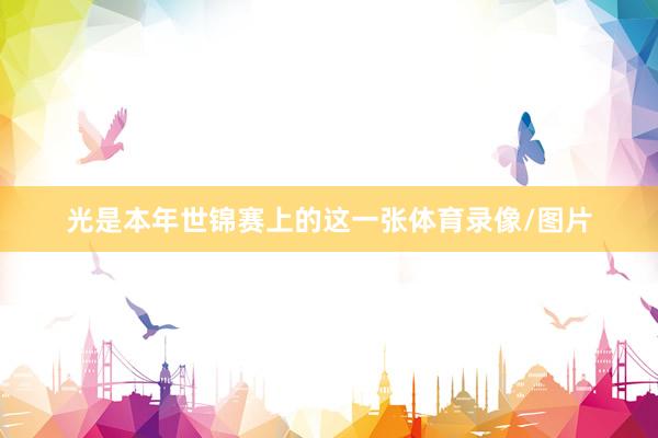 光是本年世锦赛上的这一张体育录像/图片