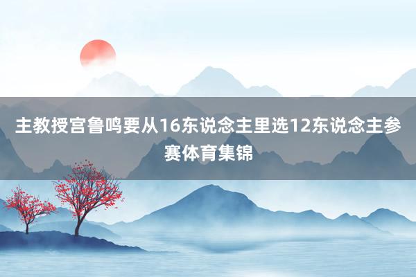 主教授宫鲁鸣要从16东说念主里选12东说念主参赛体育集锦