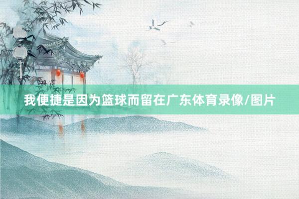 我便捷是因为篮球而留在广东体育录像/图片