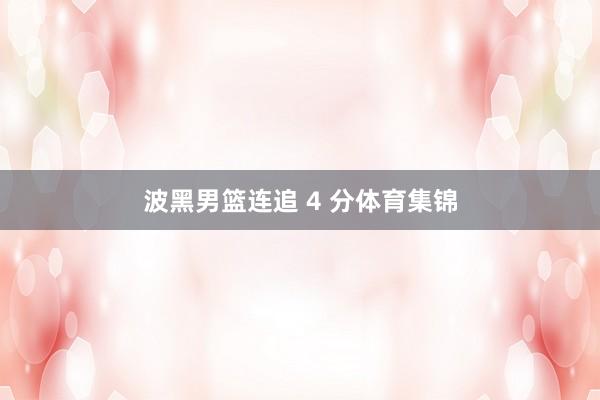 波黑男篮连追 4 分体育集锦