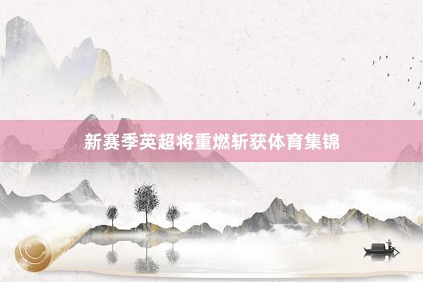 新赛季英超将重燃斩获体育集锦