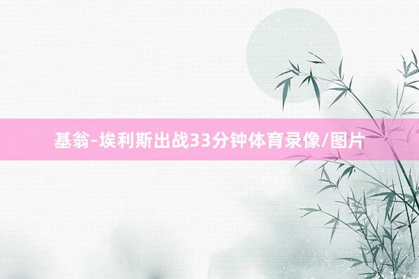 基翁-埃利斯出战33分钟体育录像/图片