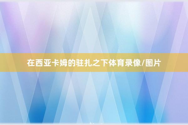 在西亚卡姆的驻扎之下体育录像/图片