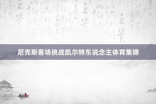 尼克斯客场挑战凯尔特东说念主体育集锦