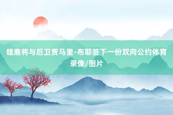 雄鹿将与后卫贾马里-布耶签下一份双向公约体育录像/图片
