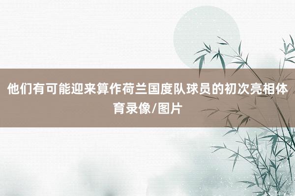他们有可能迎来算作荷兰国度队球员的初次亮相体育录像/图片
