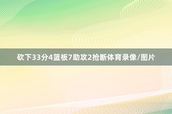 砍下33分4篮板7助攻2抢断体育录像/图片
